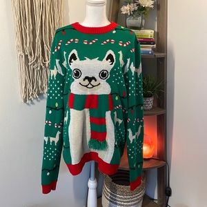 Ugly Llama Christmas Sweater